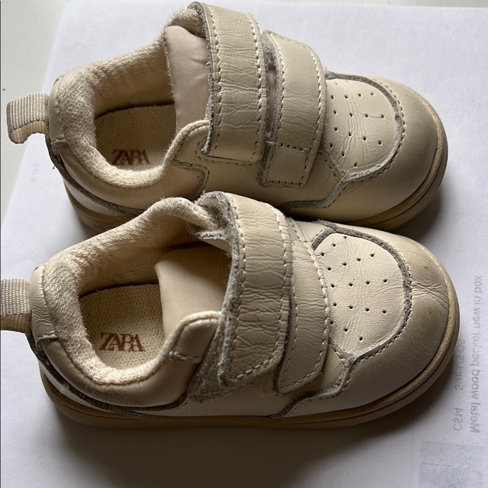 Zara Kids Cream Sneakers